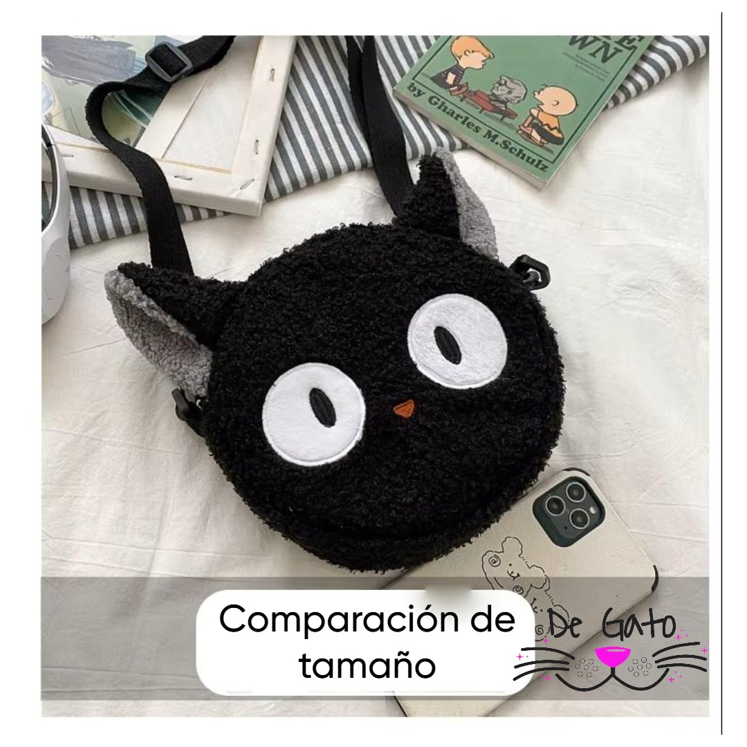 Bolso de Gato Kawaii de Felpa - Imagen 4
