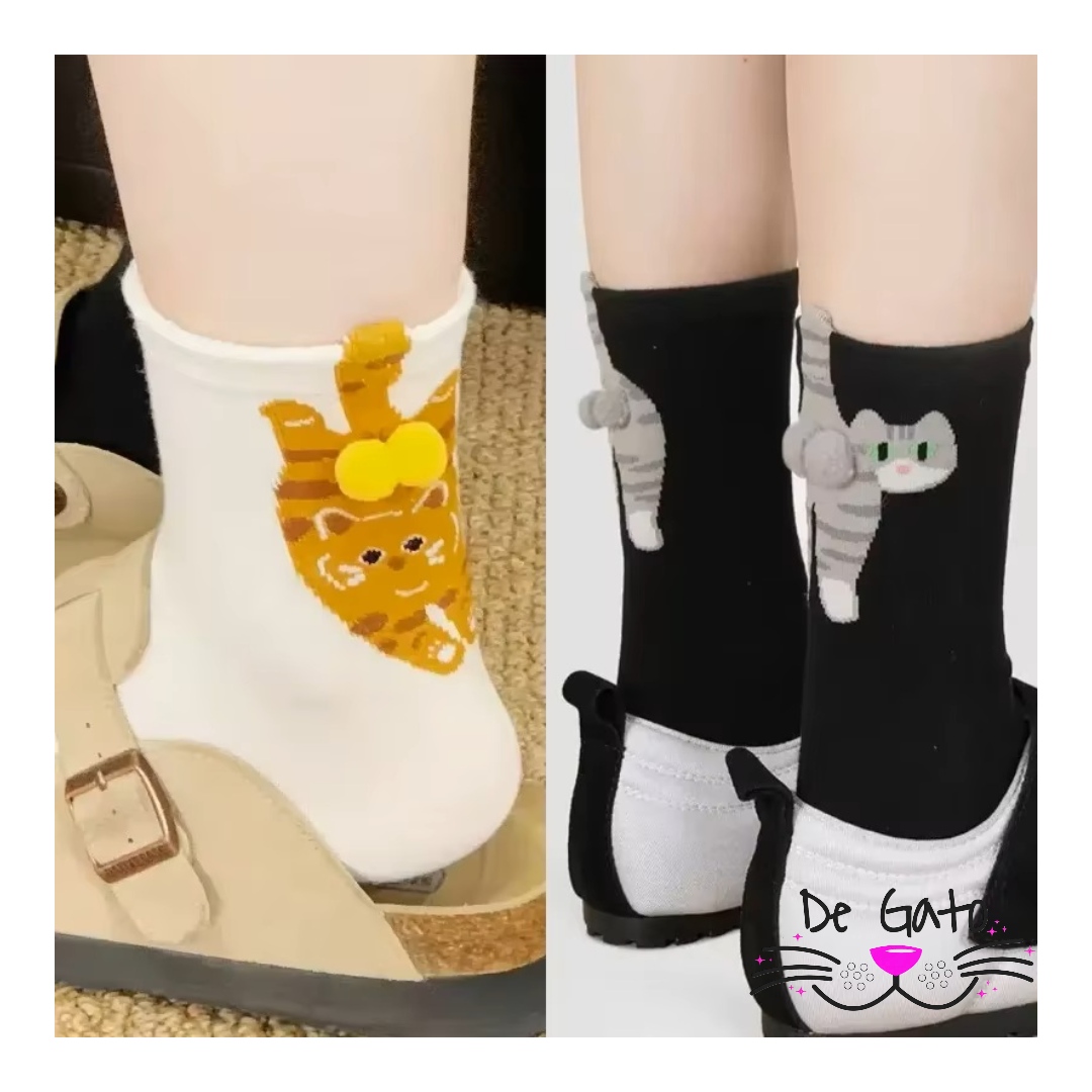 Calcetines de Gato 3D Divertidos - Imagen 6