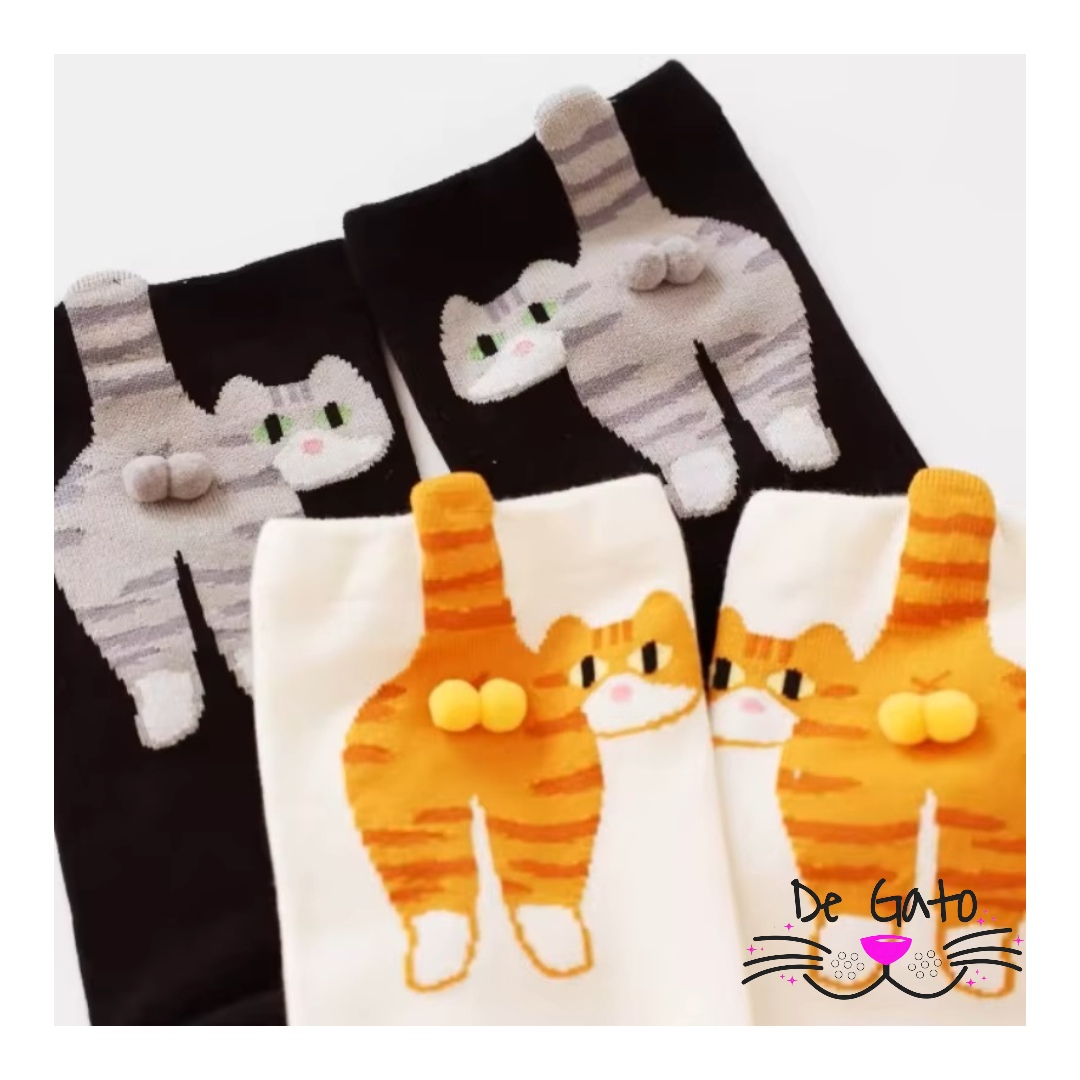 Calcetines de Gato 3D Divertidos DeGato Chile