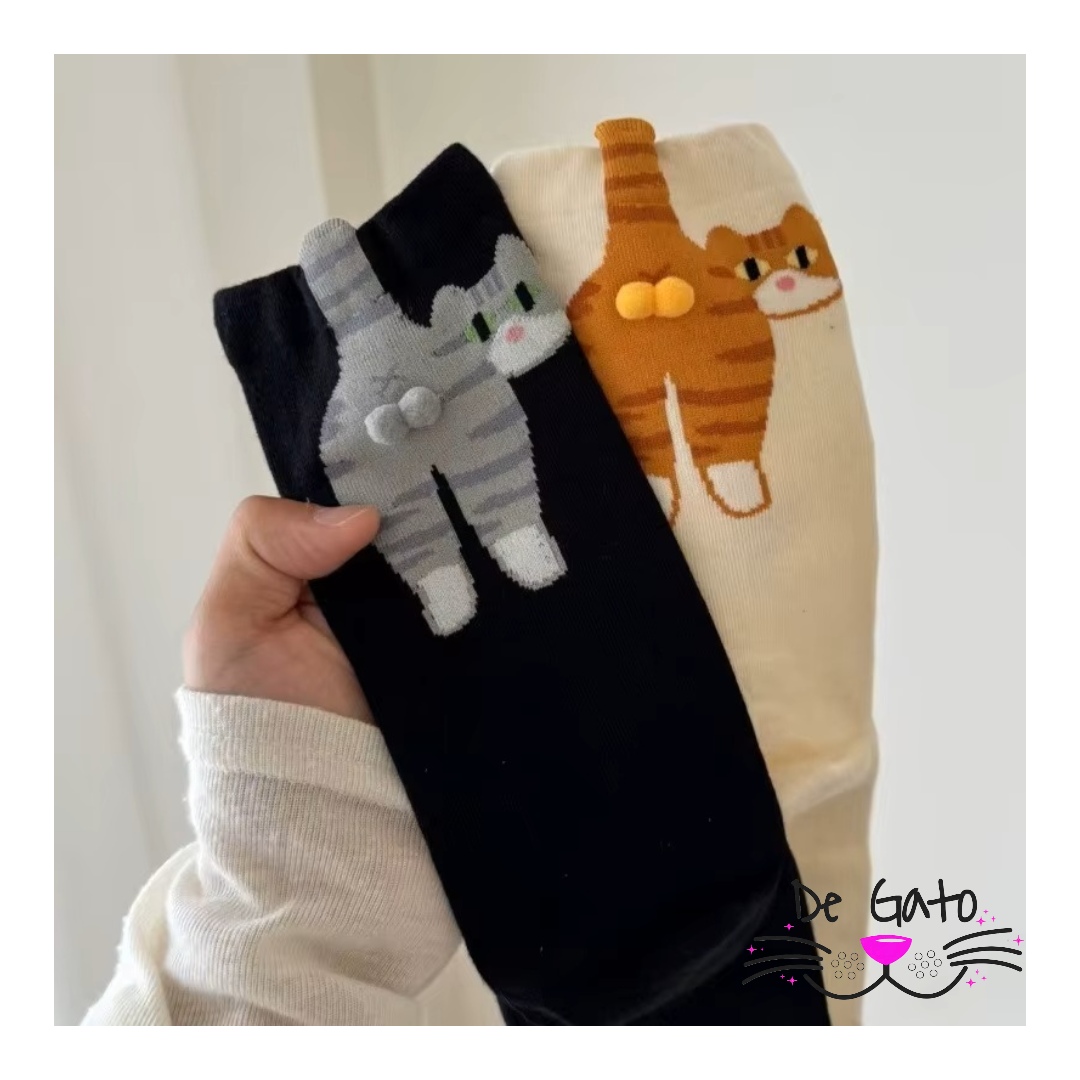 Calcetines de Gato 3D Divertidos - Imagen 4