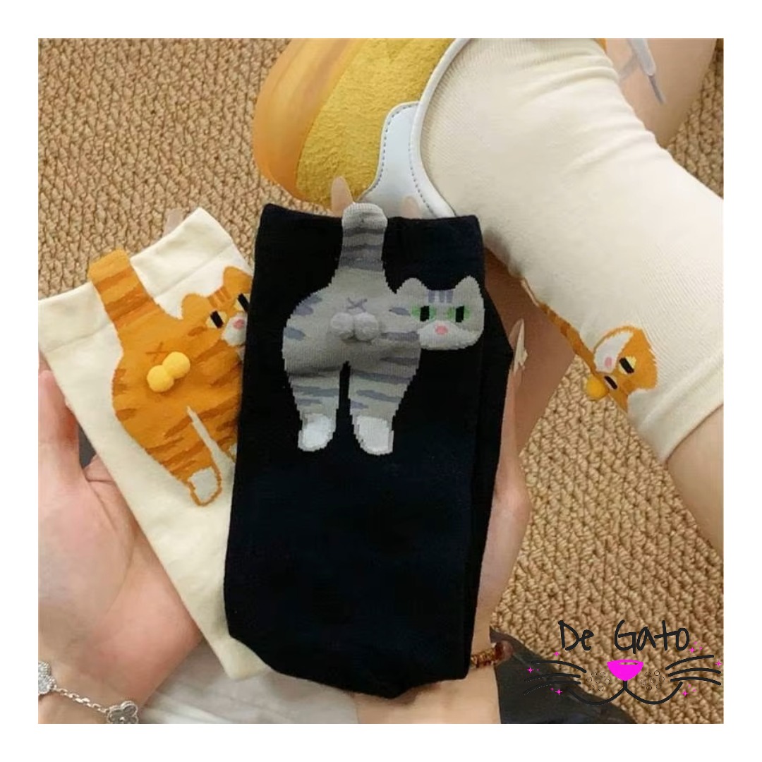 Calcetines de Gato 3D Divertidos - Imagen 3