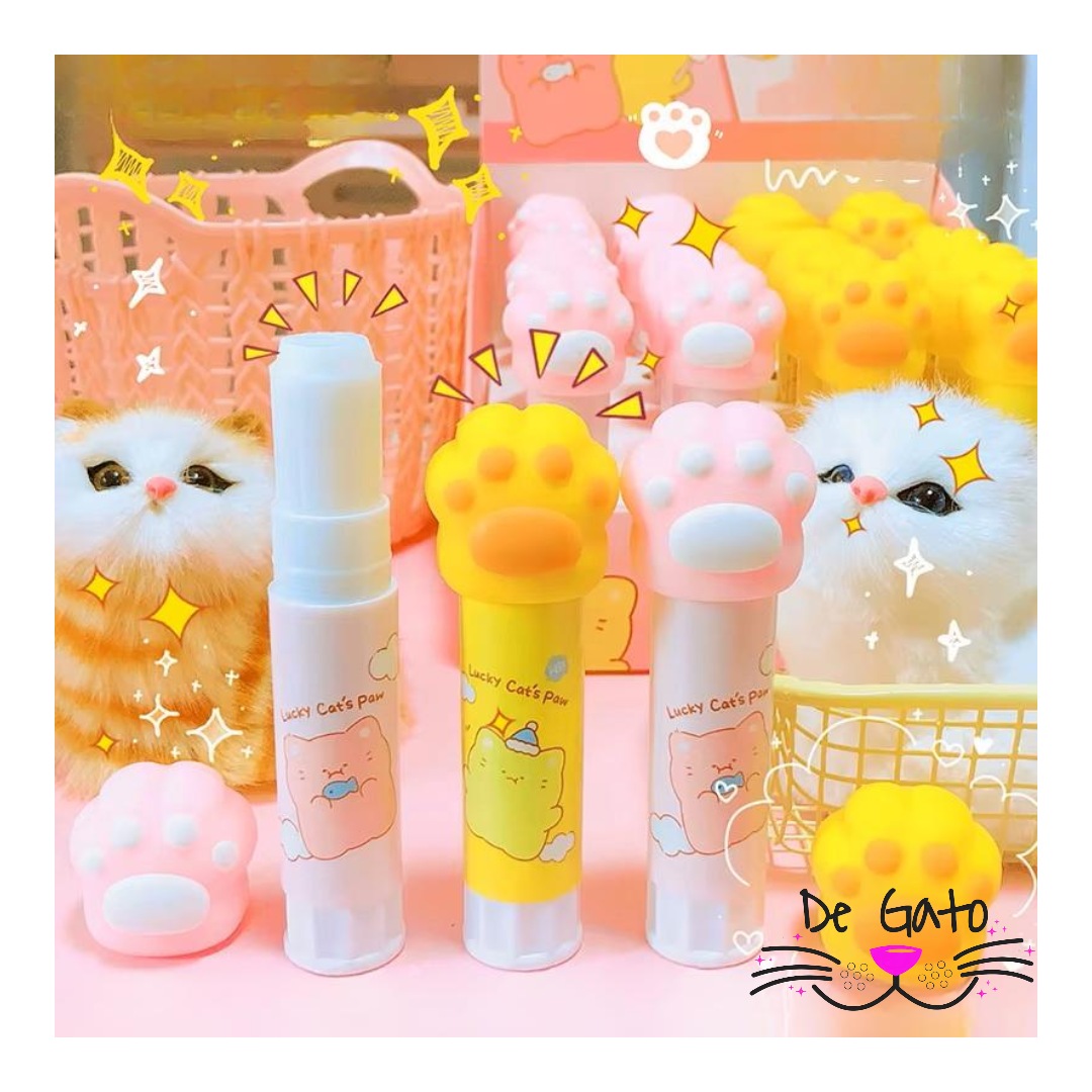 Pegamento en Barra de Gato Kawaii DeGato Chile