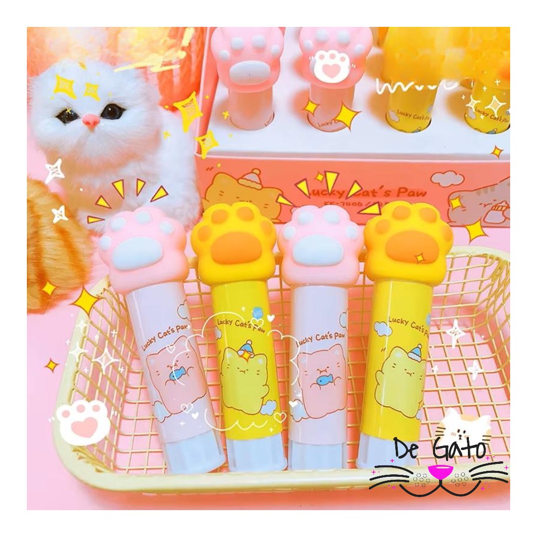 Pegamento en Barra de Gato Kawaii DeGato Chile